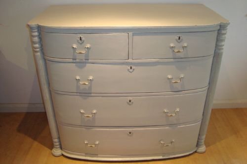 antique regency painted chest of drawers