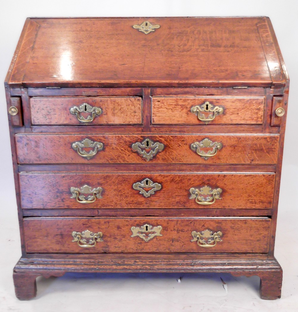 an 18th cent oak bureau