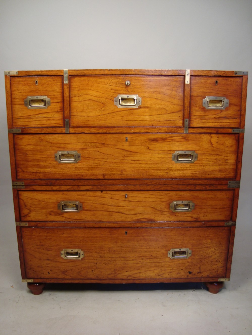 antique secretaire campaign chest