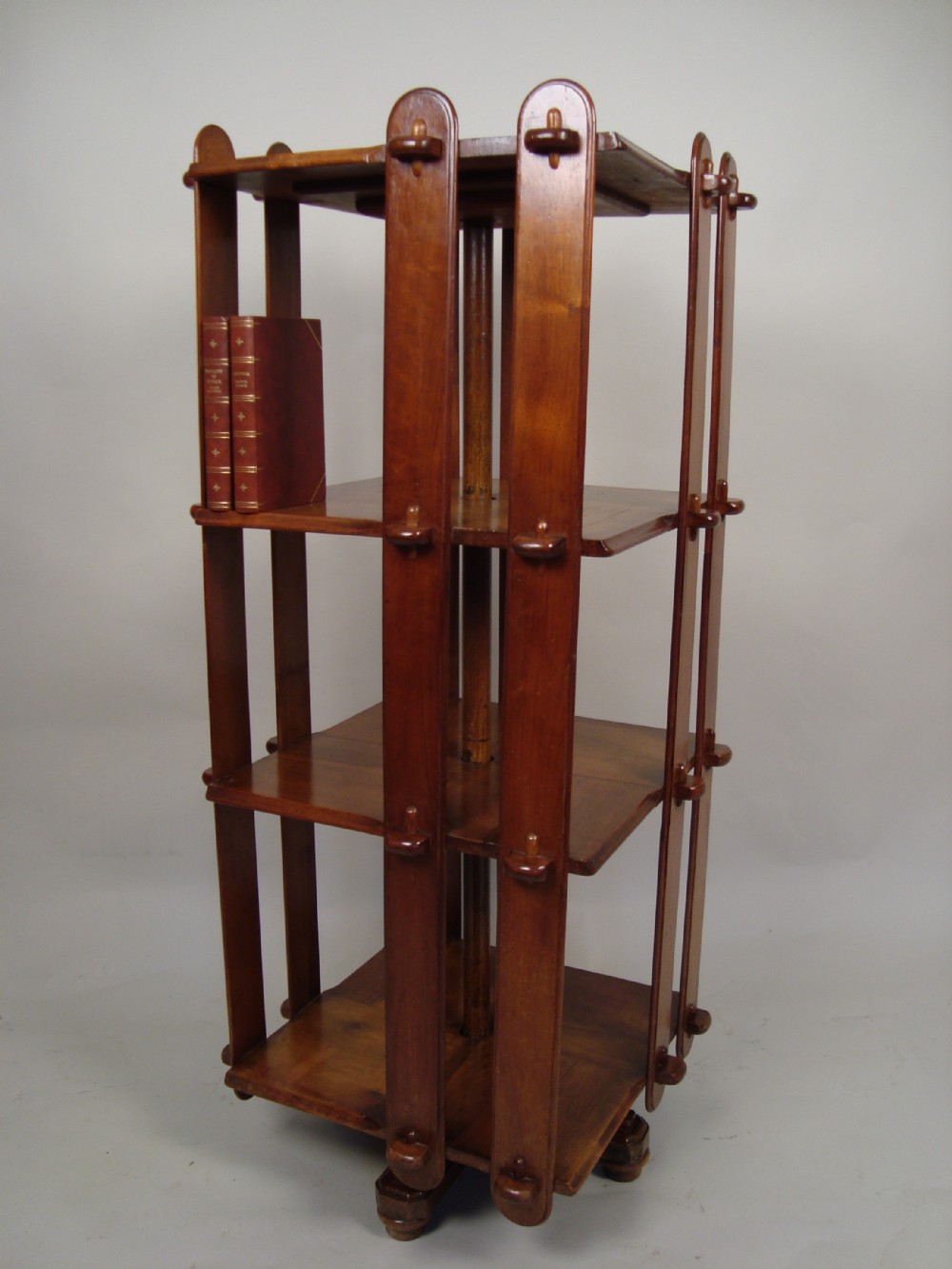 a rare liberty revolving bookcase