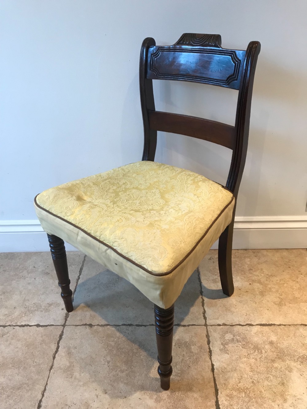 an early victorian nursing chair