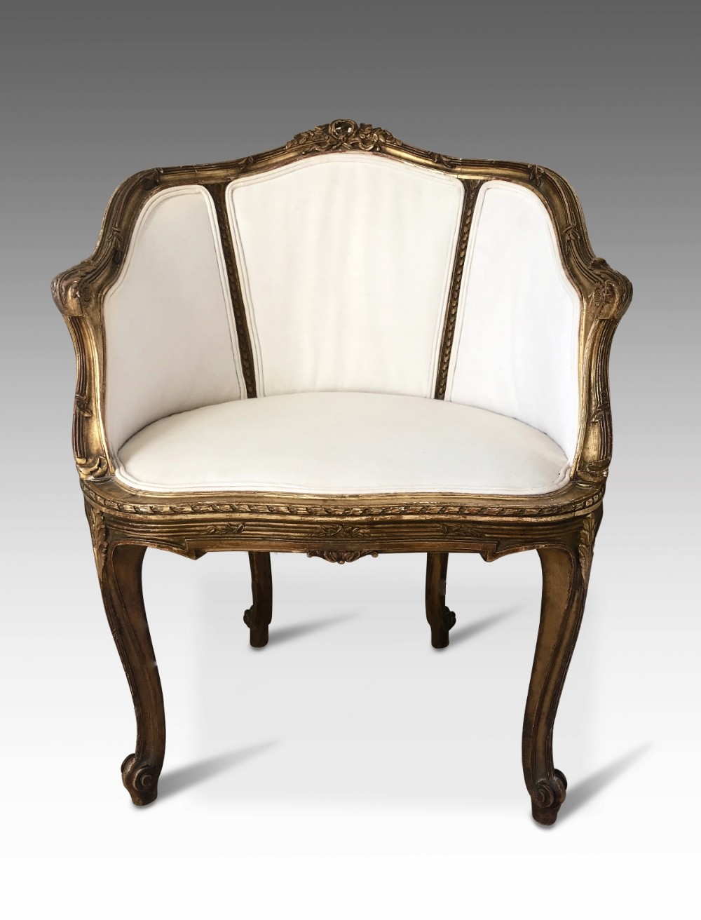a fine french guilt armchair c1850