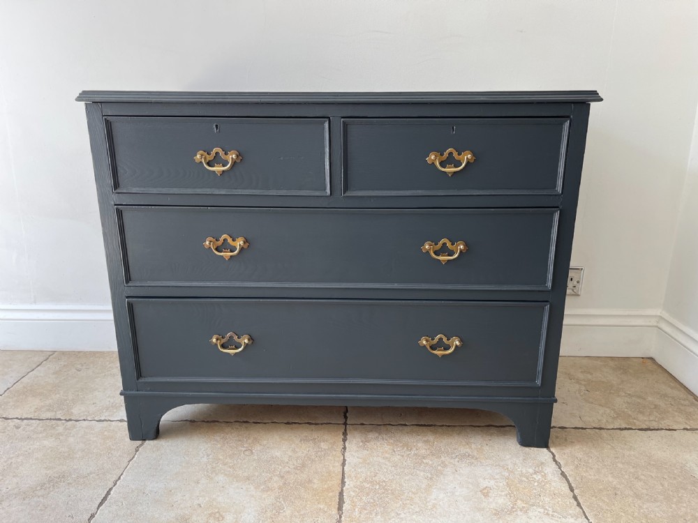 a gorgeous edwardian painted chest of drawers
